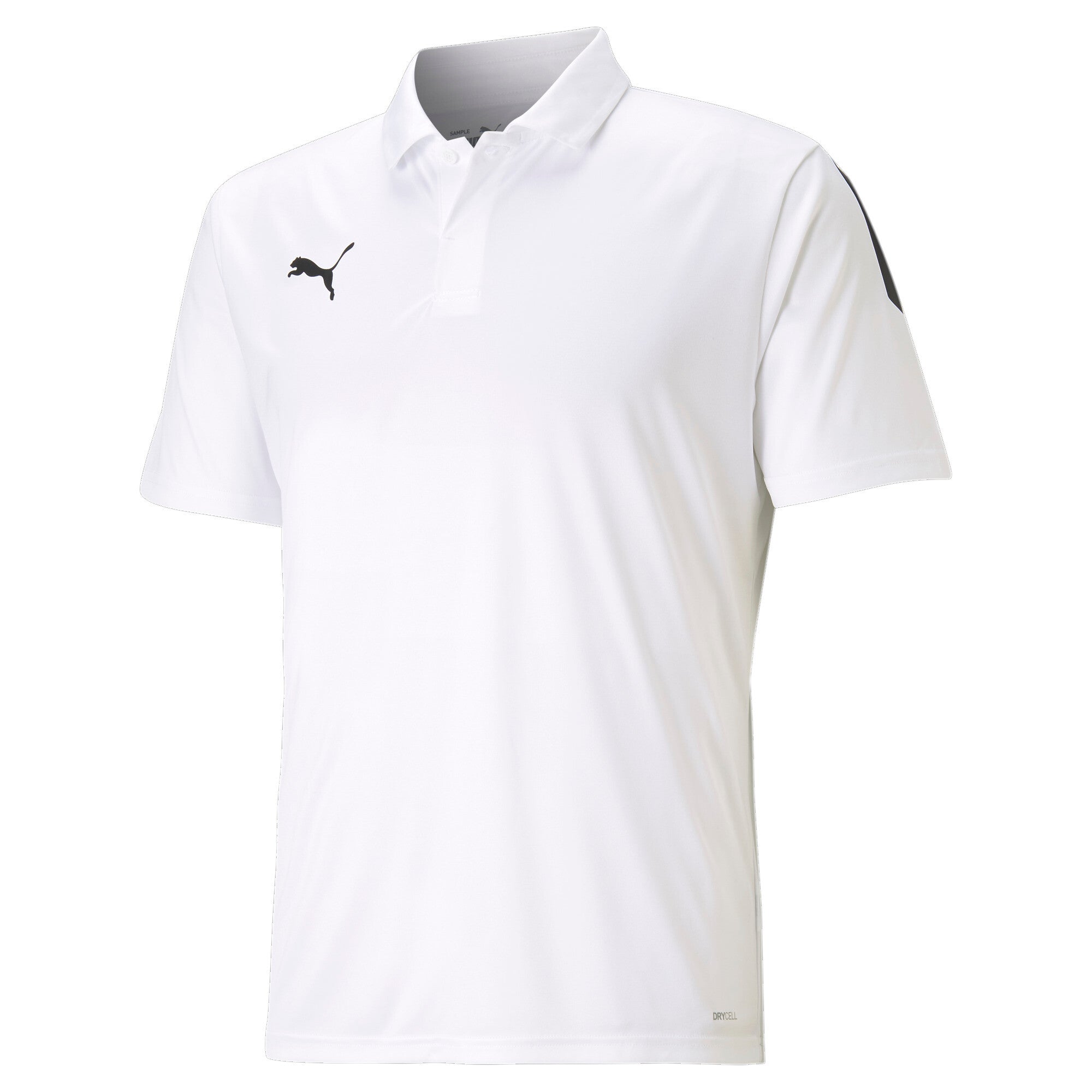 Puma football teamliga sideline polo shirt in blue - Front View