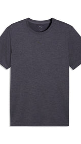 PUMA TAD ESSENTIALS heather cat tee men in galactic gray heather