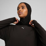 Puma modest oversized tee in black - Model Shot 02