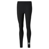 Puma essentials+ metallic leggings women in black - Front View