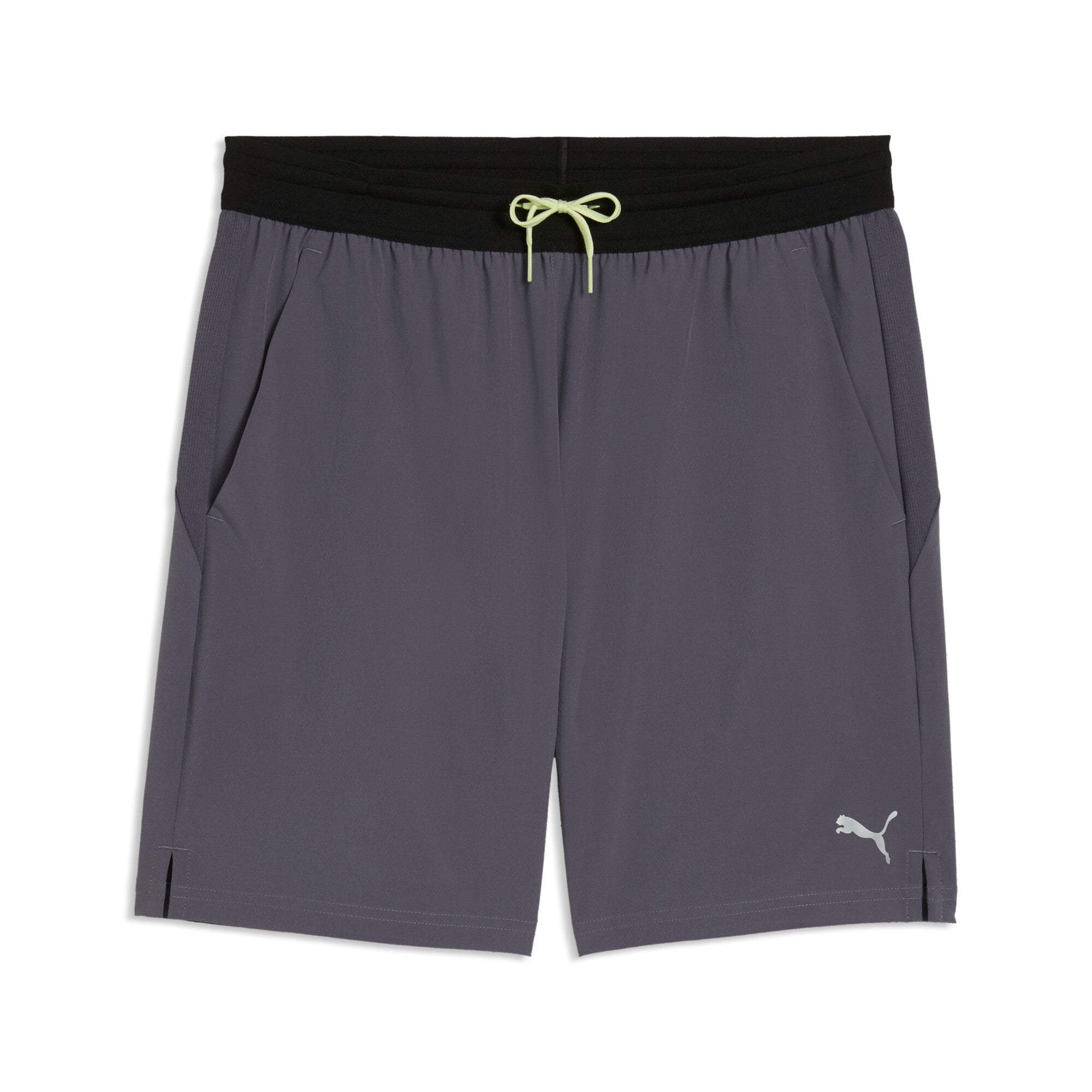 PUMA PWRTRAIN training shorts men in galactic gray — front view