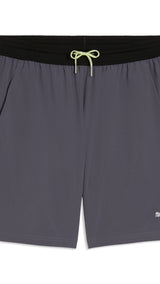 PUMA PWRTRAIN training shorts men in galactic gray — front view