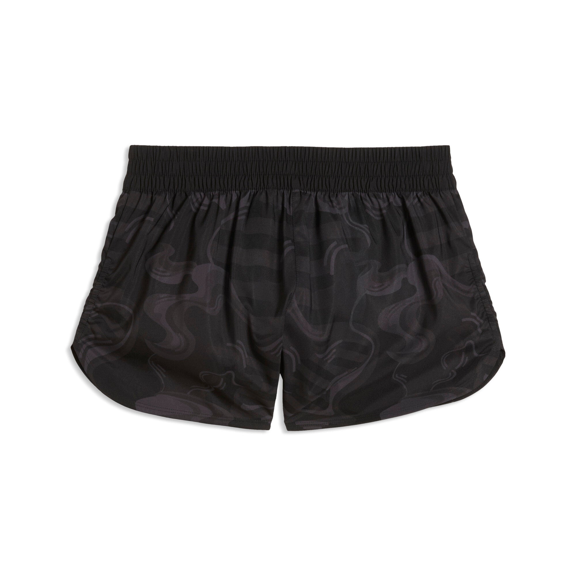 PUMA league 3" training shorts women in black — back view