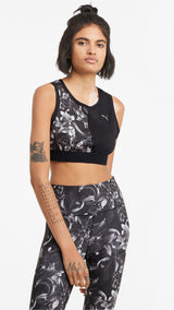 Puma training untmd cropped tank top in black - Model Shot 01