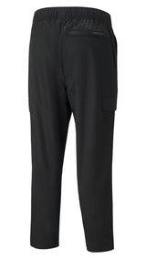 Puma classics woven pants men in black - Back View