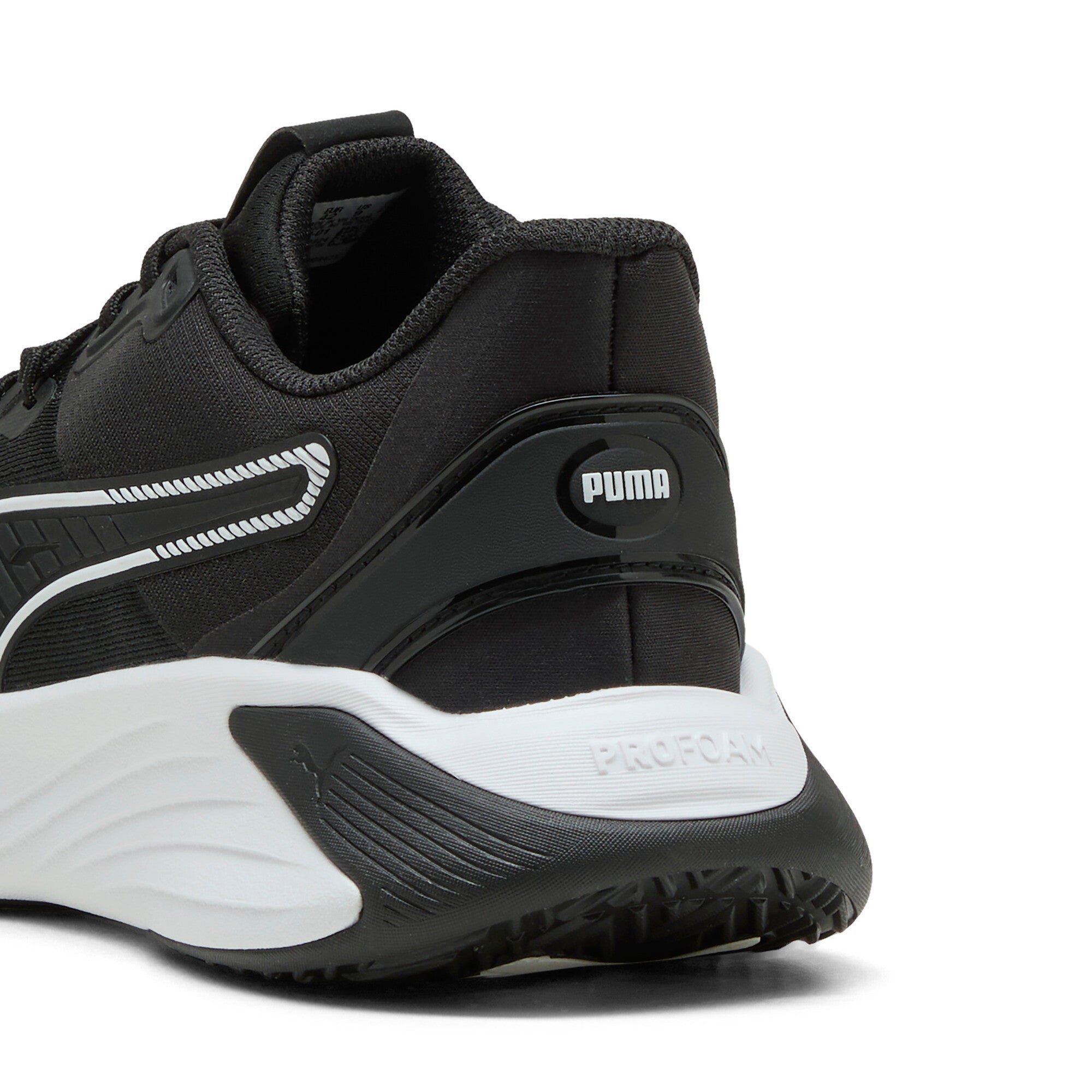 Puma PWR hybrid training shoes in black - Back View