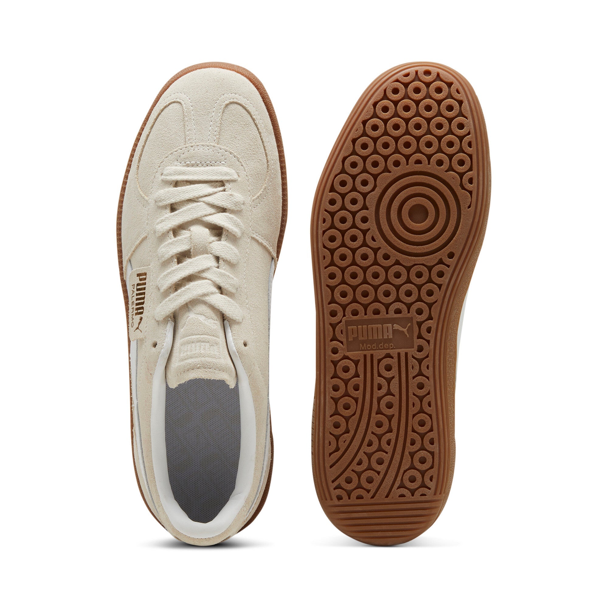 PUMA Palermo sneakers in archive green - alpine snow