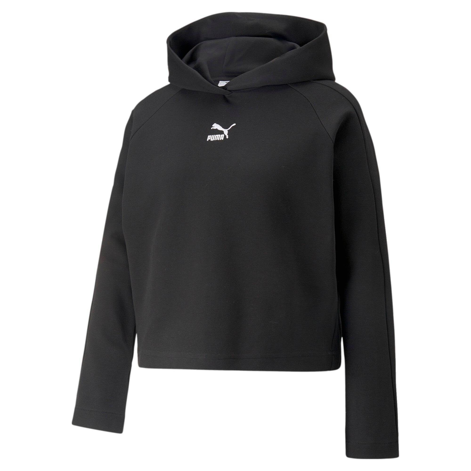 Puma T7 hoodie in black - Front View