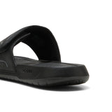 Puma royalcat comfort 2 slides in black and cool dark gray - Back View