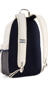 PUMA phase 22L class backpack in alpine snow — back view