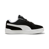 Puma park lifestyle easy suede sneakers in black and white - Side View 03