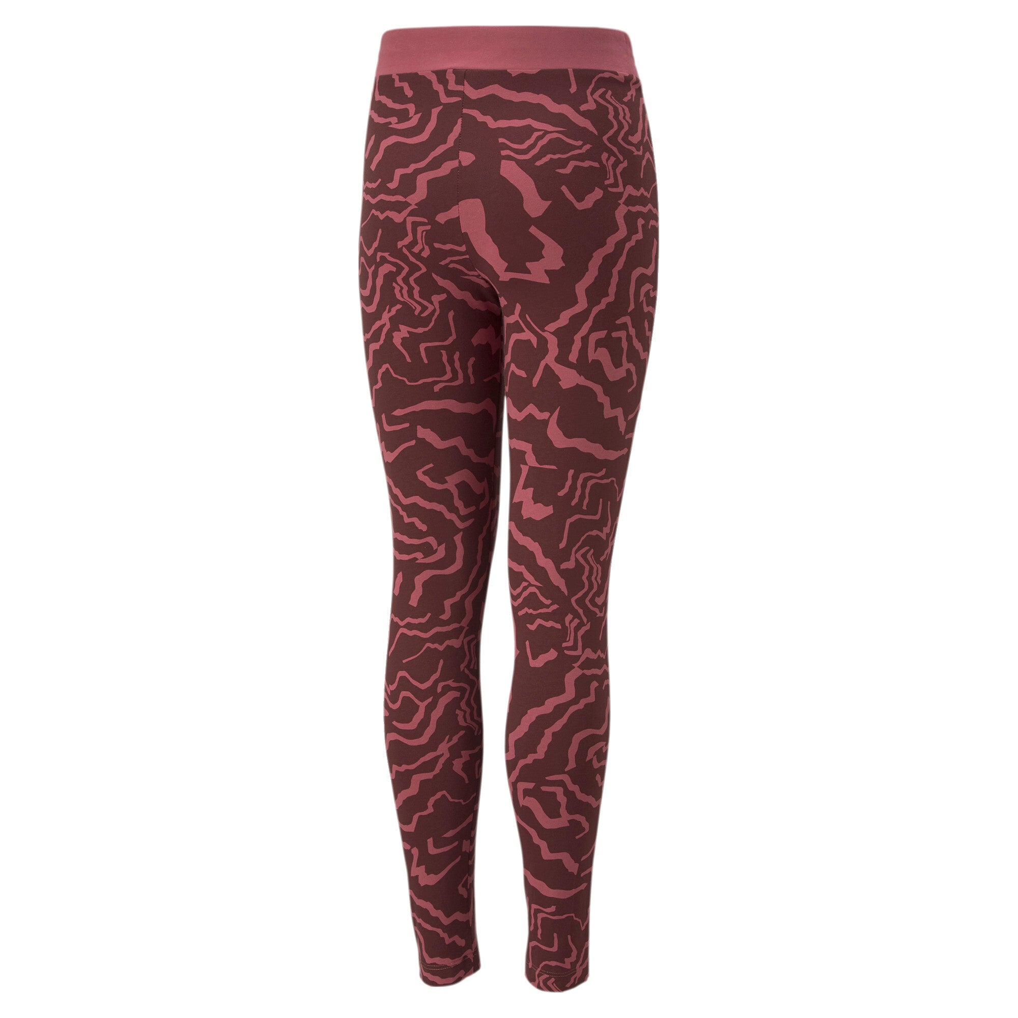 Puma alpha printed leggings in purple - Back View