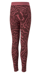Puma alpha printed leggings in purple - Back View