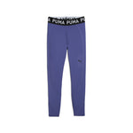 Puma strong tights in blue crystal - Front View