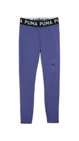 Puma strong tights in blue crystal - Front View