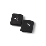 PUMA essential core terrycloth wristband in black