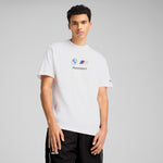Puma BMW M motorsport badge tee in white - Model Shot 01