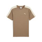 Puma T7 tee in totally taupe - Front View