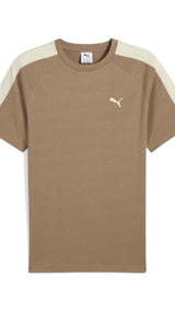Puma T7 tee in totally taupe - Front View