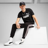 PUMA ESSENTIALS block sweatpants - black