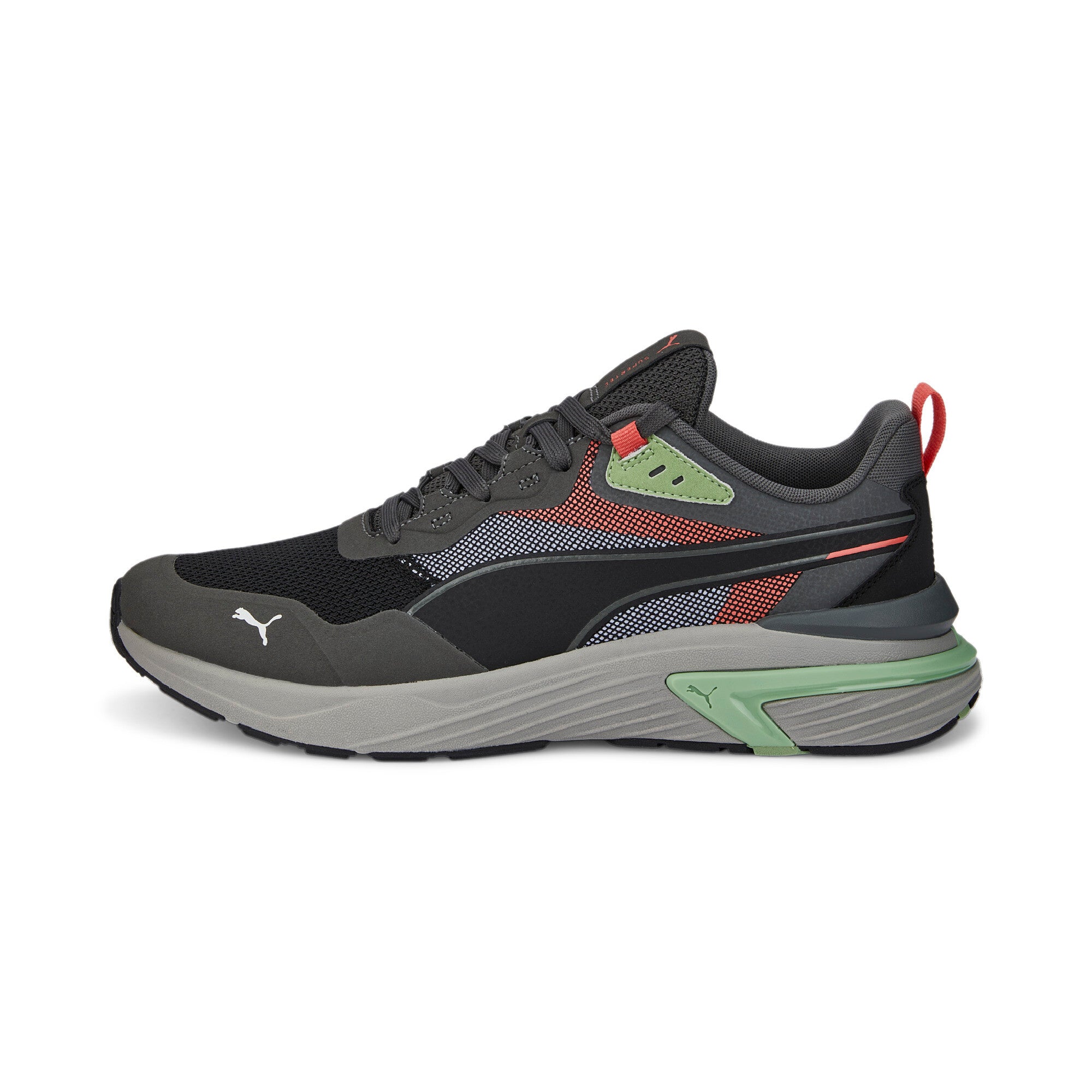 Puma supertec trainers in gray - Side View 01