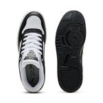 Puma rebound retro sneakers in white and black - Side View 02