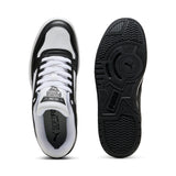 Puma rebound retro sneakers in white and black - Side View 02