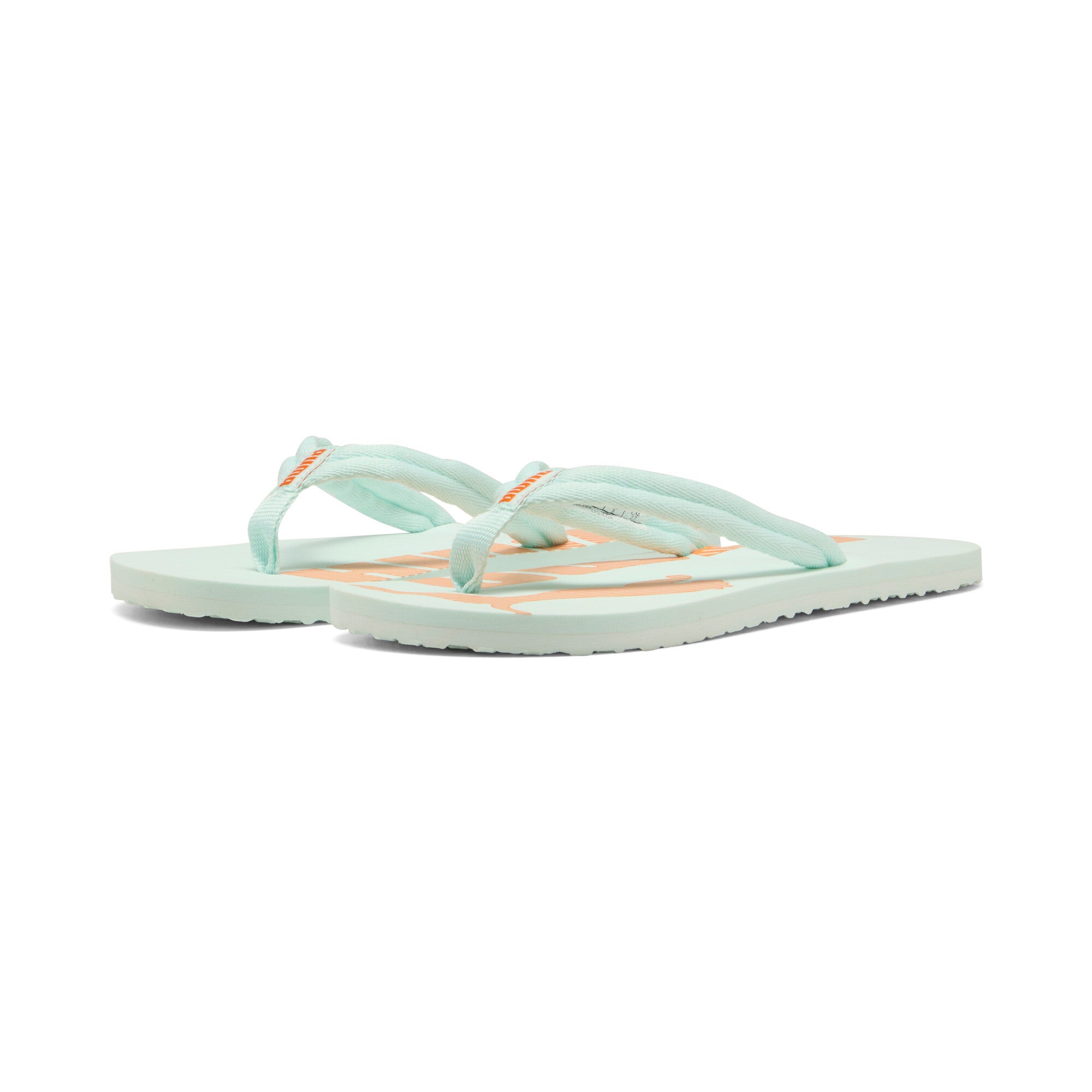 Puma epic flip v2 sandals in peaceful blue and dark poppy - Front View