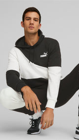 Puma power cat sweatpants in black - Model Shot 02