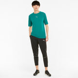 Puma running wool short sleeve tee in green - Model Shot 03