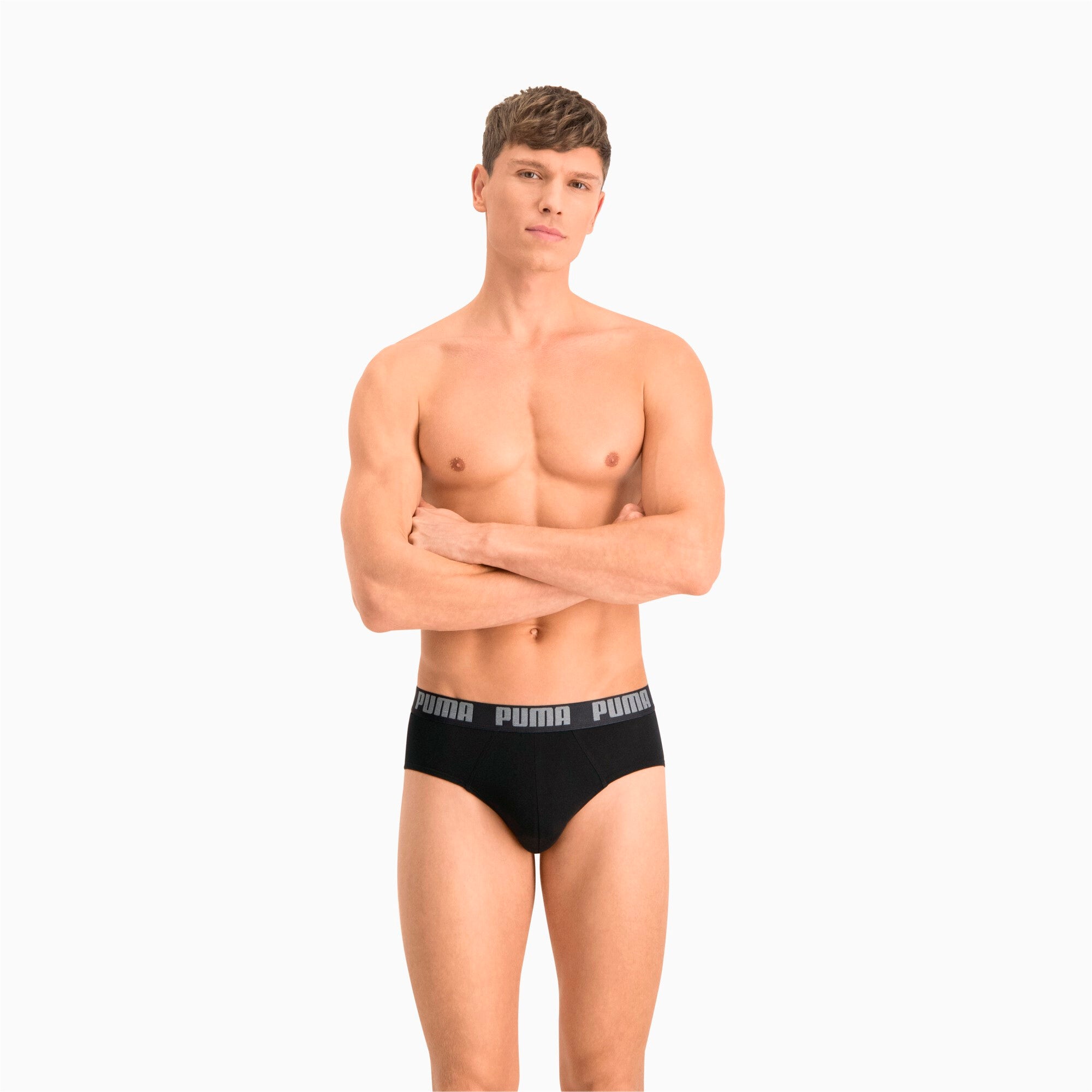 Puma basic briefs 2 pack in 19 - Model Shot 02