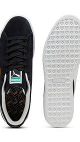 Puma suede classic sneakers in black and white - Side View 02
