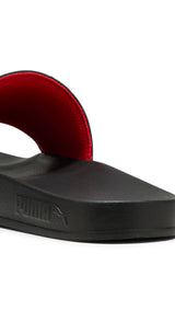 Puma formula 1® leadcat 2.0 logo slides in black and white - Back View