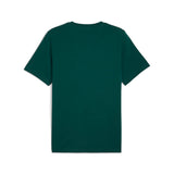 Puma sports legacy front graphic tee in dark myrtle - Back View