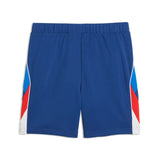 PUMA BMW M MOTORSPORT sportswear 7" shorts men in pro blue — back view