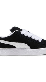 Puma suede XL sneakers in black and white - Side View 03