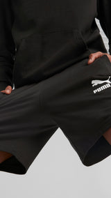 Puma t7 iconic shorts men in black - Model Shot 03