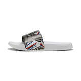 Puma BMW M motorsport leadcat 2.0 graphic slides in white - Side View 02