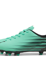 PUMA ATTACANTO II fg/ag football boots men in green and black — side view 1