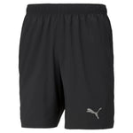Puma running favourite woven 7" session shorts in black - Front View