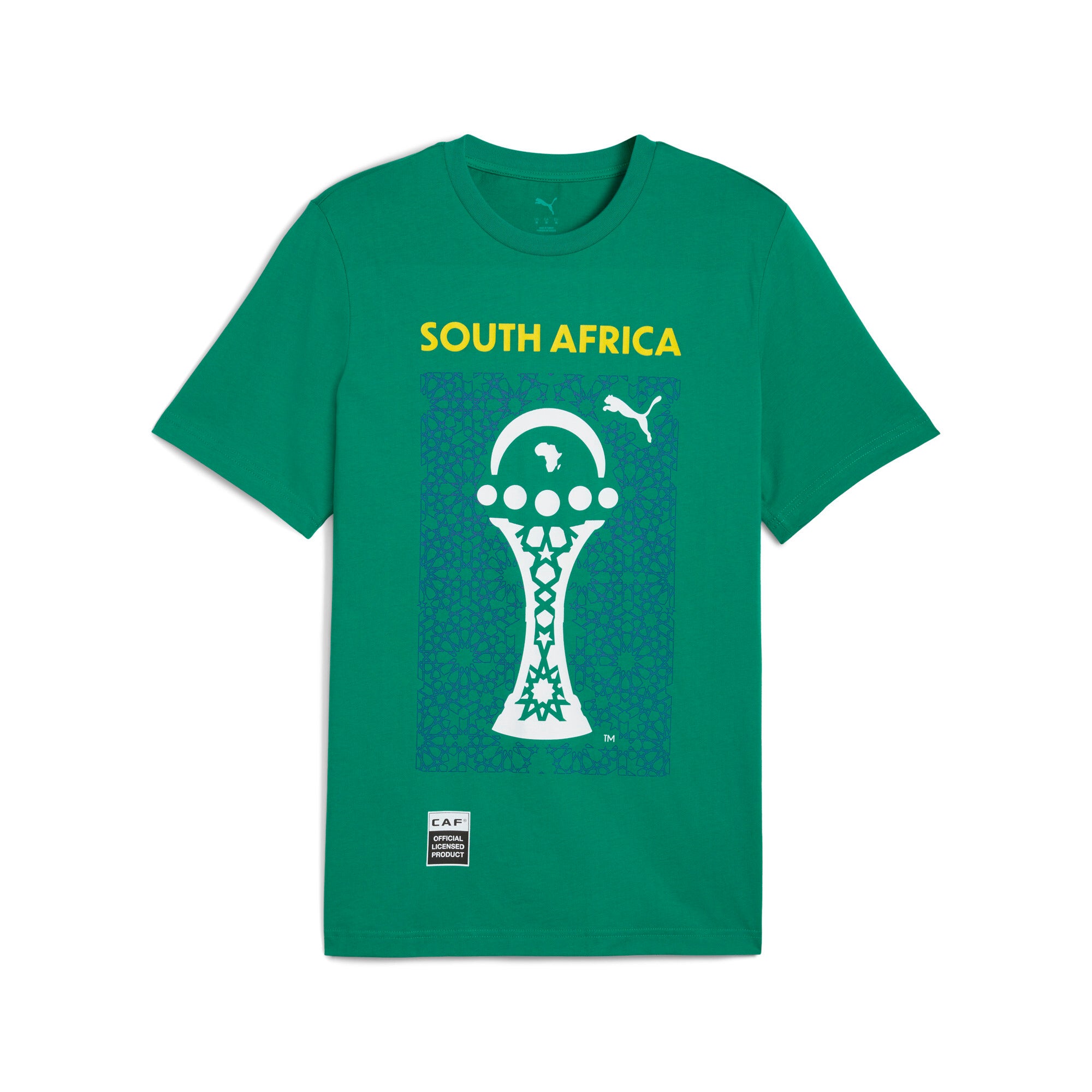 PUMA TotalEnergies CAF Africa Cup of Nations 2025 country tee in sport green and clyde royal - Front View