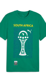 PUMA TotalEnergies CAF Africa Cup of Nations 2025 country tee in sport green and clyde royal - Front View