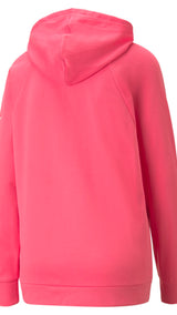 Puma modern sports hoodie in black - Back View