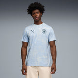 PUMA manchester city ftblculture printed tee men in sea glass