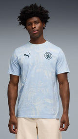 PUMA manchester city ftblculture printed tee men in sea glass