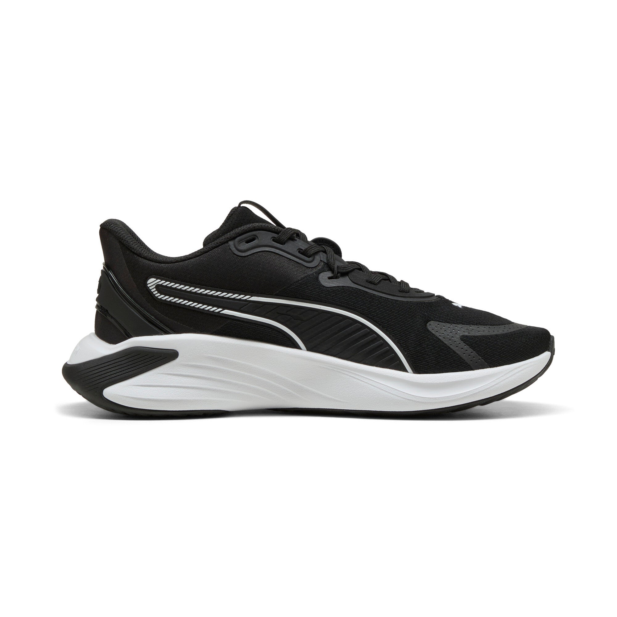 Puma training pwr hybrid shoes in black - Side View 03