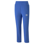 Puma t7 high waist pants women in blue - Front View