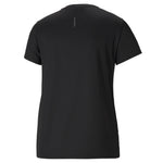 Puma running favourite short sleeve tee in black - Back View