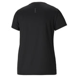 Puma running favourite short sleeve tee in black - Back View
