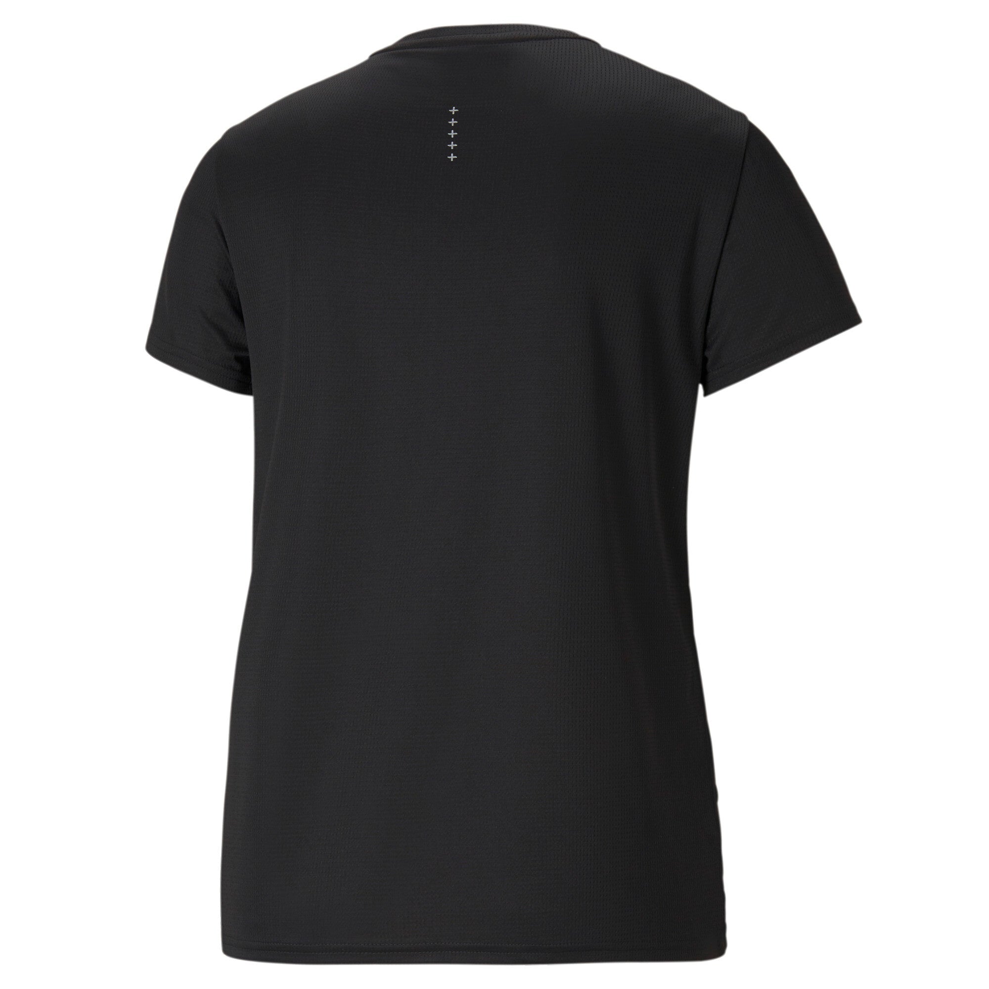 Puma running favourite short sleeve tee in black - Back View